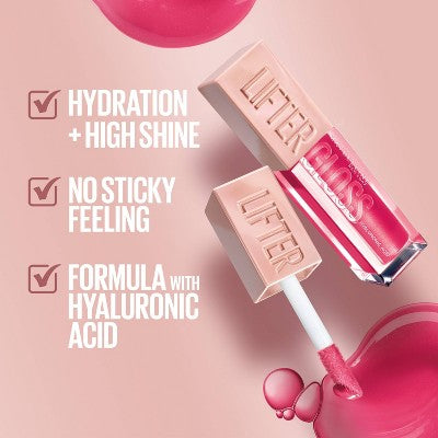 Maybelline Lifter Gloss Plumping Lip Gloss with Hyaluronic Acid - 0.18 fl oz