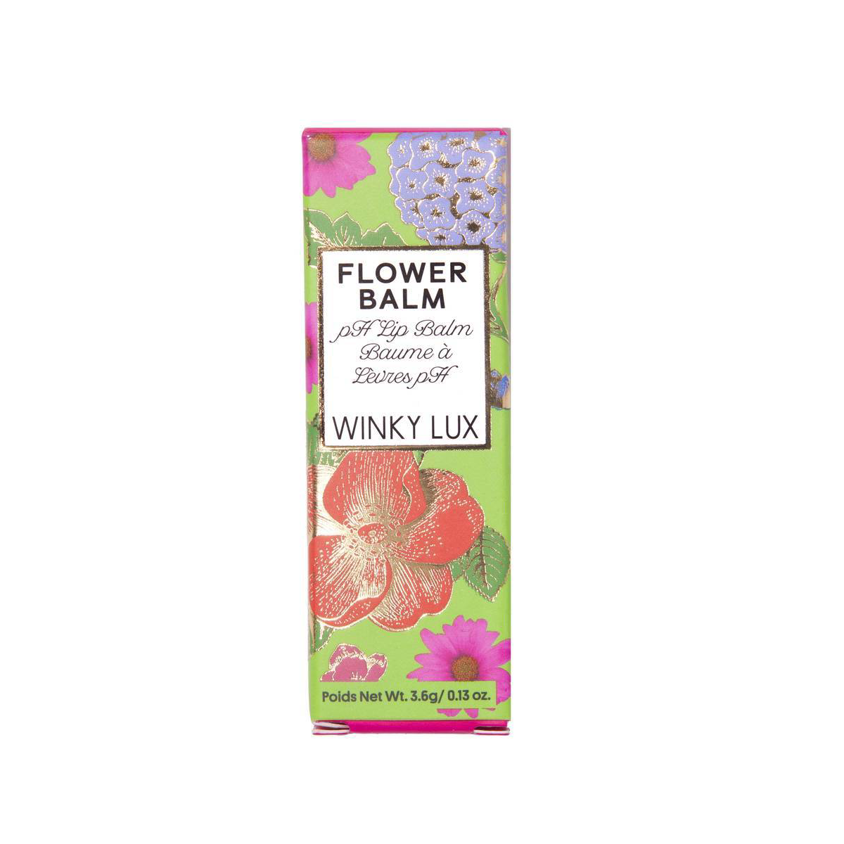 Winky Lux Flower Balm Lip Stain, Pink - 0.13oz