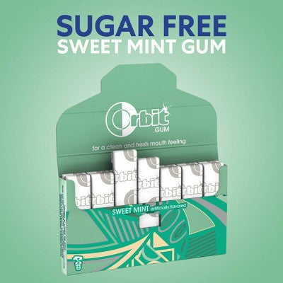 Orbit Sugar-Free Sweet Mint Gum Value Pack - 14ct/8pk