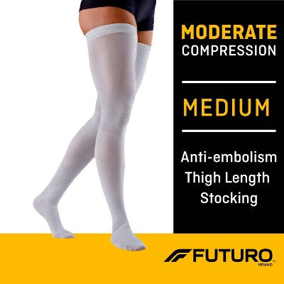 FUTURO Anti-Embolism Thigh High Length Stockings