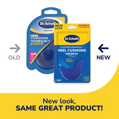 Dr. Scholl's Massaging Gel Advanced Heel Cushions for Women Size 6-10