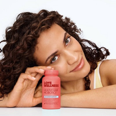 Love Wellness Healthy Hair Probiotics for Fuller and Shinier Hair - 30ct