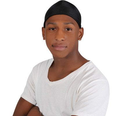 Annie International Spandex Black Skull Cap