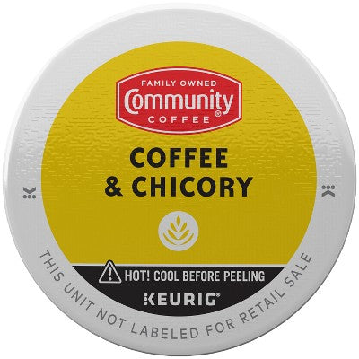 Community Coffee Coffee & Chicory Medium Roast Coffee - Single Serve Pods - 24ct
