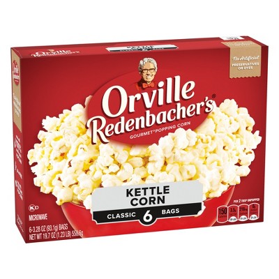 Orville Redenbachers Microwave Popcorn 6ct
