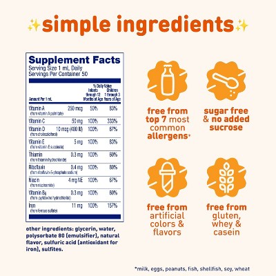 Enfamil Poly-Vi-Sol Multivitamin Drops with Iron - 1.69oz