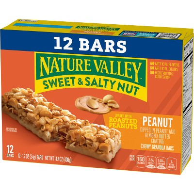 Nature Valley Sweet & Salty Nut Peanut Granola Bars - 12ct/14.4oz