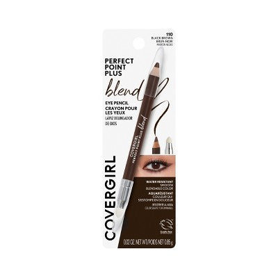 COVERGIRL Perfect Point Plus Blend Eye Pencil - Black Brown - 0.02oz