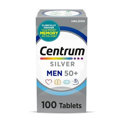 Centrum Silver Men 50+ Multivitamin Dietary Supplement Tablets
