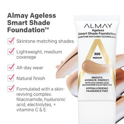 Almay Smart Shade Ageless Foundation - 1 fl oz