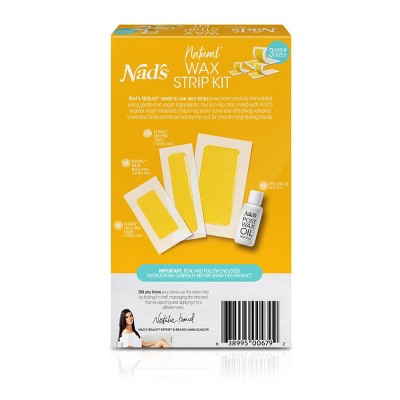 Nad's Natural Wax Strip Kit - 32ct