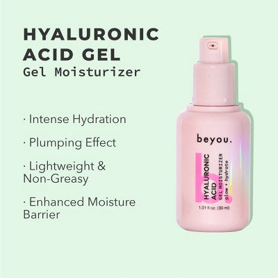 Beyou. Skin Booster Hyaluronic Acid Oil-Free Gel Moisturizer + Sensitive Skin Friendly - 1.01 fl oz