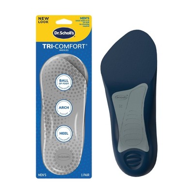 Dr. Scholl's Comfort Tri-Comfort Shoe Insoles for Men - Size 8-12