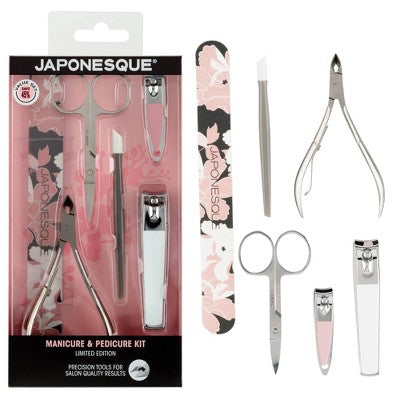 JAPONESQUE Manicure & Pedicure Kit Limited Edition - 6pc