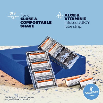 Dollar Shave Club 6-Blade Razor Refills - 8ct