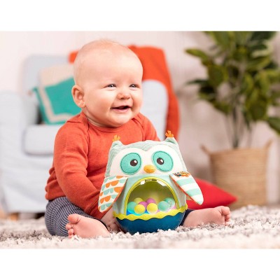 B. baby Roly-Poly Baby Toy - Owl Be Back: Sensory Development Toy for Infants