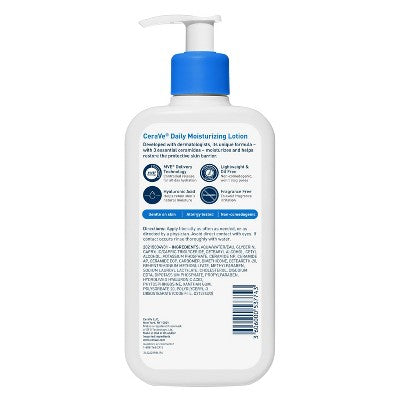 CeraVe Daily Moisturizing Face and Body Lotion for Normal to Dry Skin – 12 fl oz