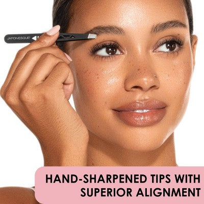 JAPONESQUE Slant Tweezer Midnight