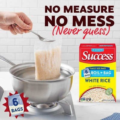 Success Family Size Boil-in-Bag White Rice - 2lbs
