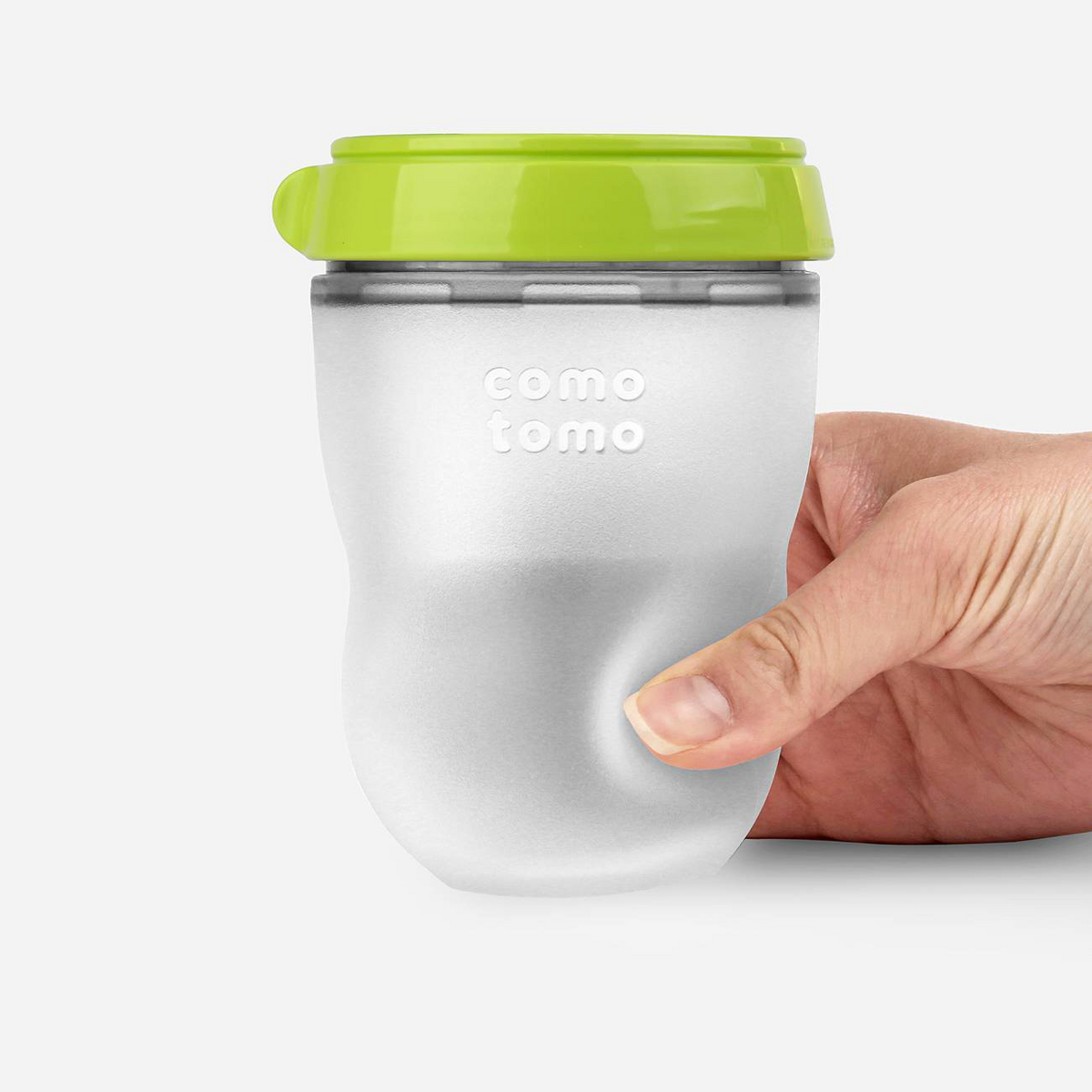 Comotomo Silicone Bottle 5oz (2pk), Green