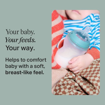Tommee Tippee Start Silicone Baby Bottles - 2pk