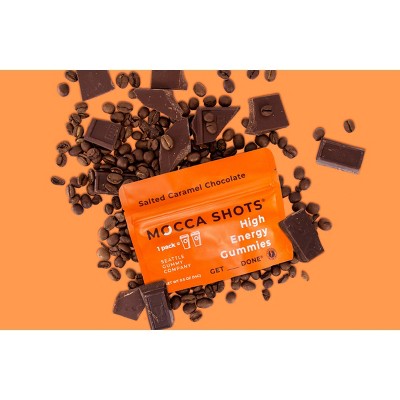 Seattle Gummy Company 200mg Caffeine Energy Vegan Gummies - Salted Caramel - 24 Servings