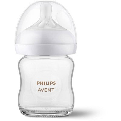 Philips Avent Glass Natural Baby Bottle with Natural Response Nipple