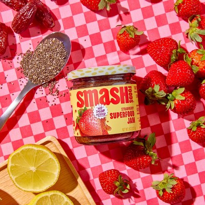 Smash Foods Strawberry Superfood Jam - 8oz