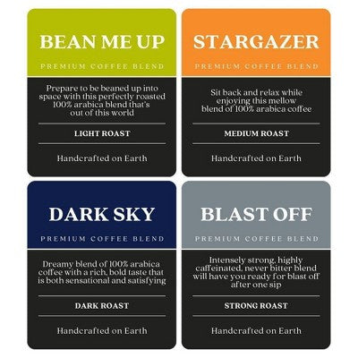 Copper Moon Premium Coffee Blend Discovery Variety Pack Coffee Pods - 80ct