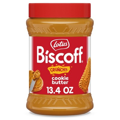 Biscoff Crunchy Cookie Butter Spread - 13.4oz: Vegan, No Artificial Colors, No Preservatives