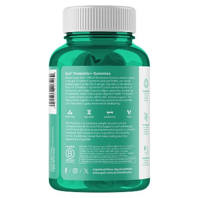 Goli Nutrition Pre + Post + Probiotics Vegan Gummies - 60ct