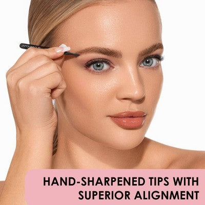 JAPONESQUE Pointed-Slant & Slant Tweezers - Rose Gold