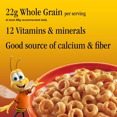 Honey Nut Cheerios Gluten Free Breakfast Cereal - 32oz: Low Fat