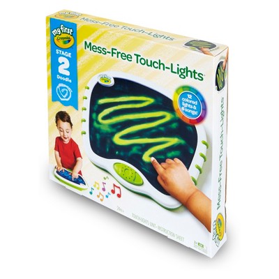 Crayola Mess Free Touch Lights Stage 2: Toddler Doodle Board, Mess-Free Coloring, Creative Activity, Ages 2+