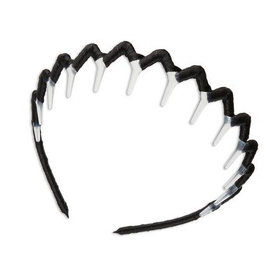 scünci Fabric Covered Zig Zag Headband - Black - All Hair