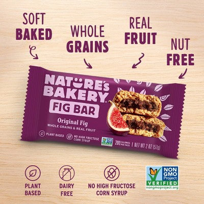 Nature's Bakery Fig Bar - 12oz/6ct