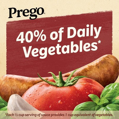 Prego Pasta Sauce Tomato Sauce with Italian Sausage & Garlic - 23.5oz: Gluten-Free, No Artificial Colors, No Artificial Flavors