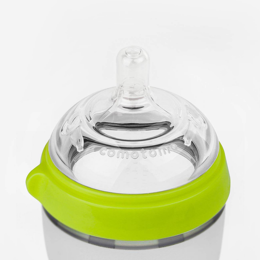 Comotomo Silicone Bottle 5oz (2pk), Green