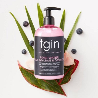 TGIN Rose Water Smoothing Leave-In Conditioner - 13 fl oz