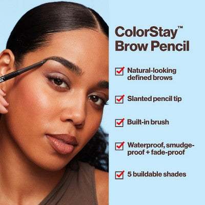 Revlon Colorstay Waterproof Brow Pencil - Fill & Shape - 0.021 oz