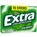 Extra Spearmint Sugar-Free Chewing Gum - 15ct
