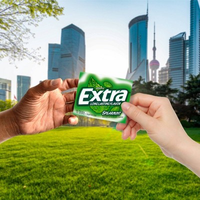 Extra Spearmint Sugar-Free Chewing Gum - 15ct