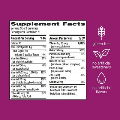 Centrum Women 50+ Multi Gummy - 80ct