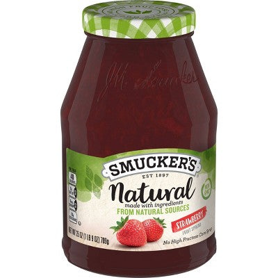 Smucker's Natural Strawberry Fruit Spread - 25oz
