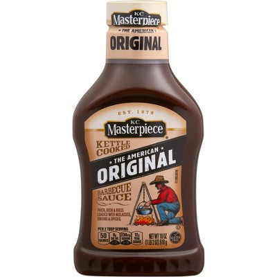 KC Masterpiece Original Barbecue Sauce - 18oz: Certified Gluten-Free, Mild Spice Level