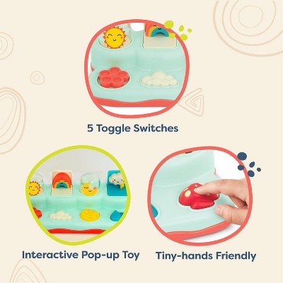 B. toys - Interactive Toy - Pop-Up Buddies: Educational Baby & Toddler Toy for Memory & Fine Motor Skills