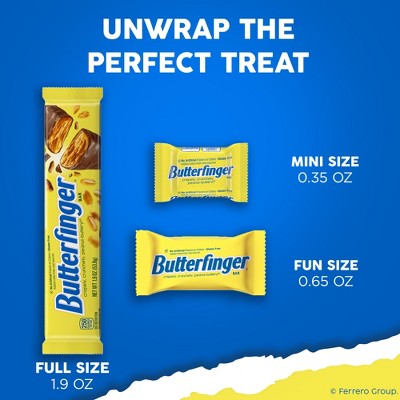 Butterfinger Fun Size Chocolate Candy Bar 10.2oz Bag
