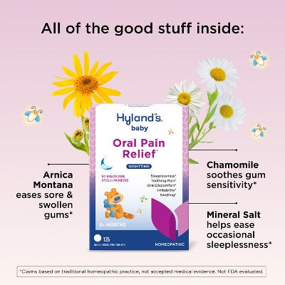 Hyland's Naturals Baby Oral Pain Relief - 125ct