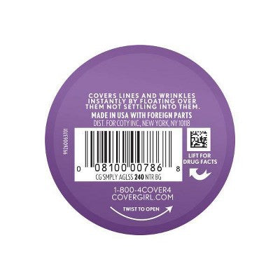 COVERGIRL + Olay Simply Ageless Wrinkle Defying Foundation Compact - 0.4oz