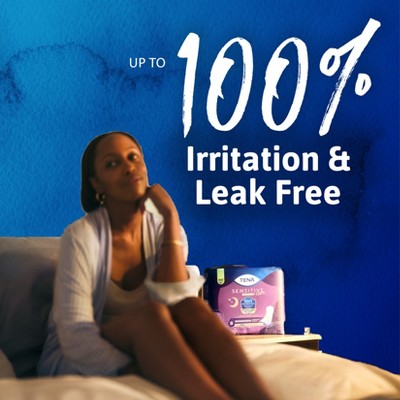 TENA Sensitive Care Incontinence Pads for Women - Ultimate Absorbency - Extra Coverage